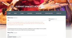 Desktop Screenshot of gurmatsangeet.org