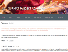 Tablet Screenshot of gurmatsangeet.org